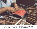 Handmade Habano Puro Cigar tobacco