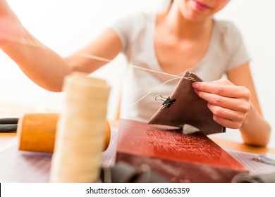 Handmade Leather Craft At Home