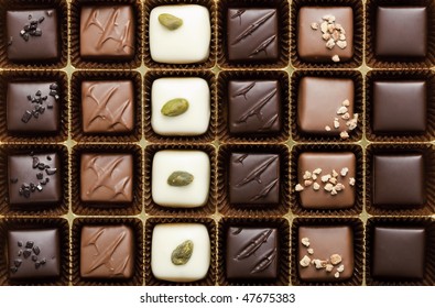 Handmade Luxury Chocolate In A Box - Shot In Studio