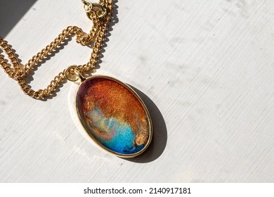 Handmade Multicolored Resin Jewelry Charm