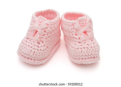 Pink Baby Booties Images, Stock Photos 