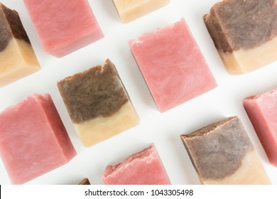 Handmade Soap On White Background