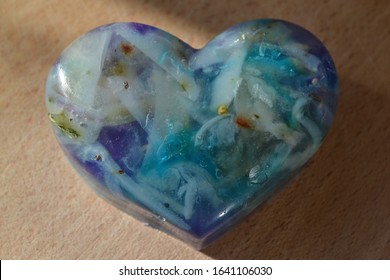 
handmade soap in the shape of a heart for Valentine's Day - Powered by Shutterstock