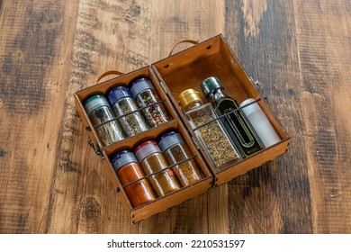 Handmade Spice Box With Antique Design