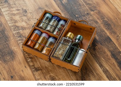 Handmade Spice Box With Antique Design