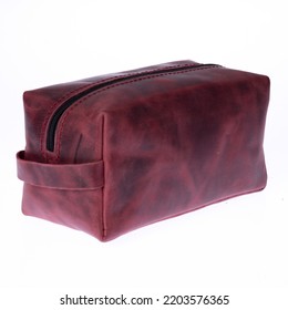 Handmade Stitched Colorful Leather Clutch Bag