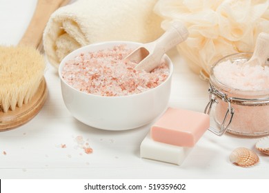 Handmade Sugar Peach Scrub With Argan Oil. Himalayan Salt. Toiletries, Spa Set