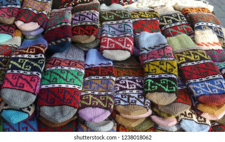 anything Cut fence Handmade Turkish Socks Slippers Terliks On Stock Photo 1238018062 |  Shutterstock