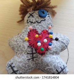 A Handmade Voodoo Doll Pin Cushion