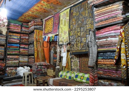 Handmade Wall Hanging Patchwork Wall Decor shop in Jaisalmer fort, Rajasthan, India
