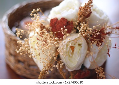 Handmade Wedding Bouquet Toss Photograph