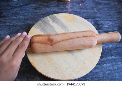 Handmade Wooden Roti Maker Hand Traditional Stock Photo 1944173893 Shutterstock