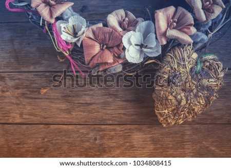 Similar – Image, Stock Photo Bunch of garlic with kitchenware on wooden background