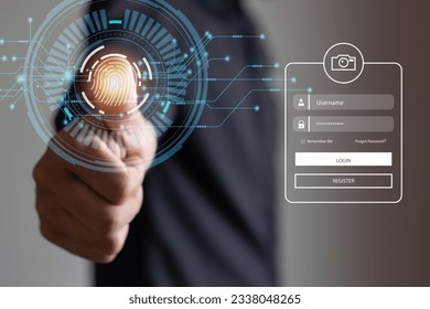 Handprint, protection of personal information, cyber security concept. - Powered by Shutterstock - Get 15% off with code: PIKWIZARD15