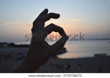 Hands Casting Shadows at Abu Simbel, Egypt