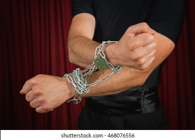 Hands In Chains, Escape Artist On Stage