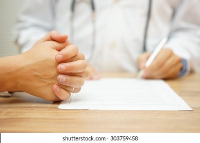 hands of Concerned Women for a medical report written by a doctor on the medical condition