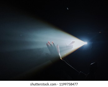 hands in the dark
