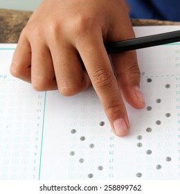hands examination answer sheet