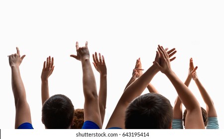 The Hands Of Fans During A Concert