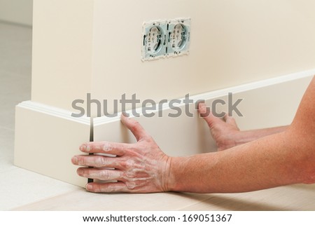 Similar – Image, Stock Photo Blue wooden wall changing room beach