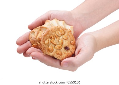 Hands Giving Cookies