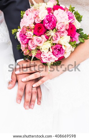 Similar – A bridal bouquet the day of the wedding