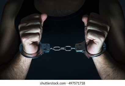 Hands With Handcuffs