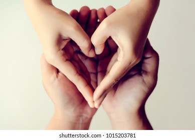 Hands As A Hart Shape Love Concept