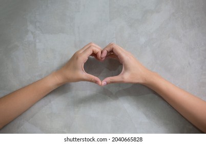 Hands As A Hart Shape Love Concept