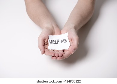 Hands Help Message Stock Photo 414935122 | Shutterstock