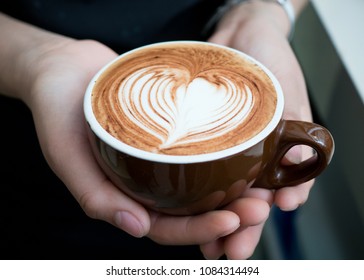 Hands Holding A Cup Of Coffee: Mocha, Caffe Mocha 