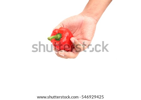 Similar – Image, Stock Photo Child holds two peppers