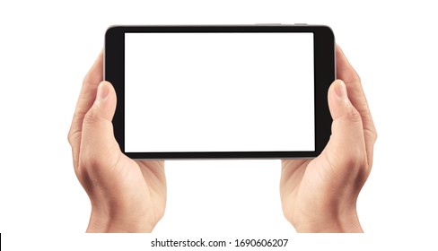 People Holding Tablet Images, Stock 