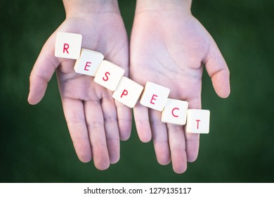 Hands Holding Word Respect Base All Stock Photo 1280824117 | Shutterstock