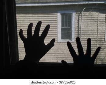Hands on window, needing help!