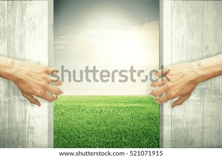 Similar – Image, Stock Photo Dream Nature Landscape