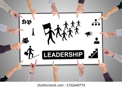 Hands Pointing Leadership Concept Stock Photo 1762640774 | Shutterstock