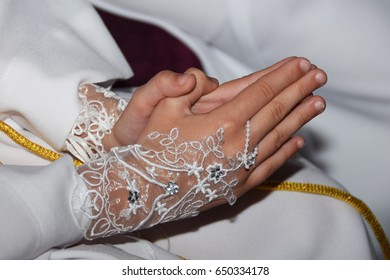 Hands in prayer