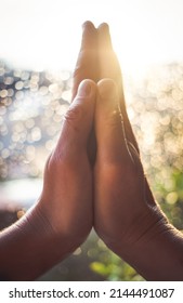 Hands In Prayer Pose Namaskar