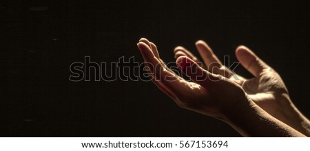 Hands praying