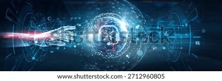 Hands of robot touch on technical support network and system troubleshooting, IT assistance, remote diagnostics, service desk operations, workflow optimization, digital performance monitoring