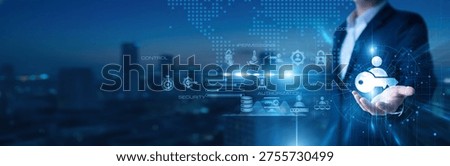 Hands of security administrator controlling access management systems, identity verification processes, user permissions, secure authentication, data protection, and enterprise security control.