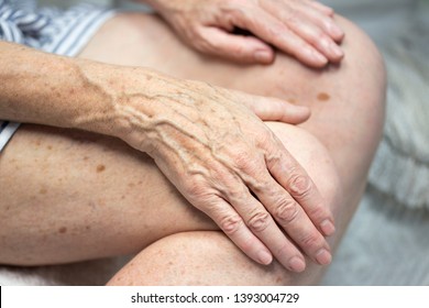 Hands With Spots Of Old Age