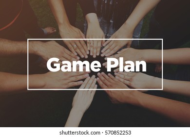 Hands Together With Text: Game Plan