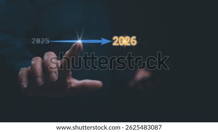 Hands Touch Next Step To Future Proof 2026 Resolution, Beyond 2025