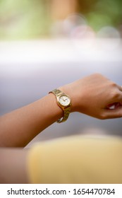 Hands and watches, checking the time and working punctuality concepts