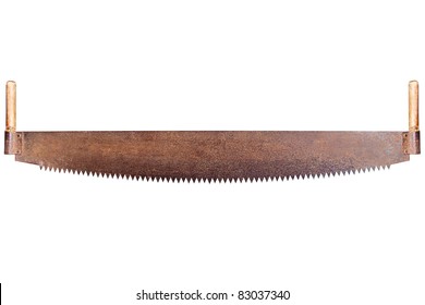handsaw isolated on a white background
