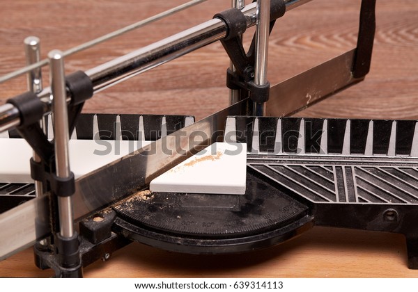 Handsaw Mitre Box On Linoleum Floor Stock Image Download Now