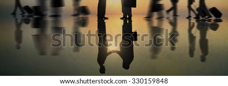 Similar – Image, Stock Photo beach walk Well-being